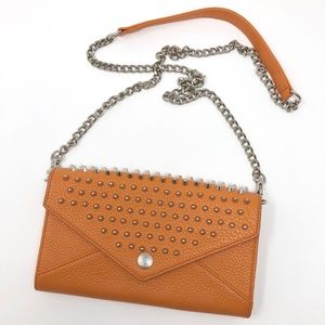 Rebecca Minkoff studded wallet crossbody purse